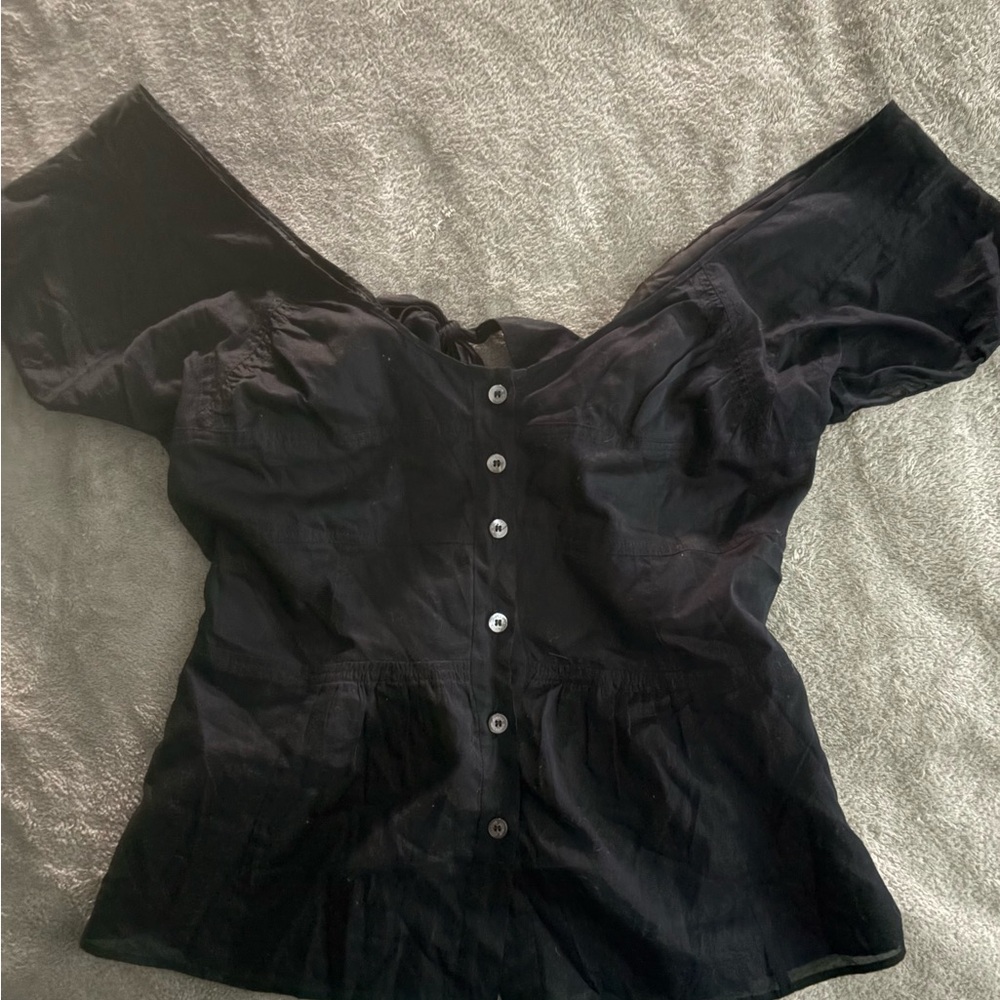 Burberry London RARE Y2K Vintage Babydoll Romantic Blouse - Picture 3 of 16